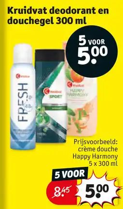 Kruidvat Kruidvat Deodorant en Douchegel aanbieding