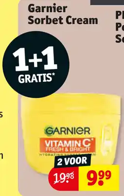 Kruidvat Garnier Sorbet Cream aanbieding
