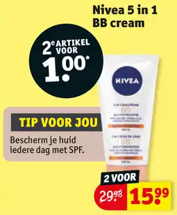 Kruidvat Nivea 5 in 1 BB cream aanbieding