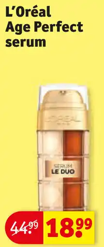 Kruidvat L'Oréal Age Perfect serum aanbieding