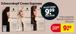 Kruidvat Schwarzkopf Creme Supreme aanbieding
