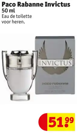 Kruidvat Paco Rabanne Invictus aanbieding