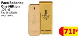 Kruidvat Paco Rabanne One Million aanbieding