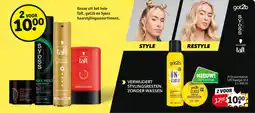 Kruidvat Keuze uit het hele Taft, got2b en Syoss haarstylingsassortiment. aanbieding