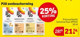 Kruidvat P20 zonbescherming aanbieding