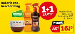 Kruidvat Babaria Zonbescherming aanbieding