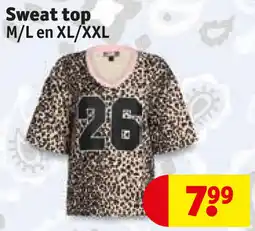 Kruidvat Sweat Top aanbieding