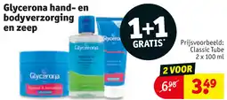 Kruidvat Glycerona hand en bodyverzorging en zeep aanbieding