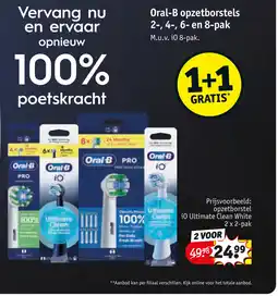 Kruidvat Oral-B Opzetborstels aanbieding