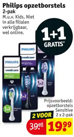 Kruidvat Philips opzetborstels aanbieding
