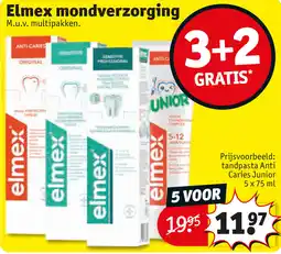 Kruidvat Elmex Mondverzorging aanbieding
