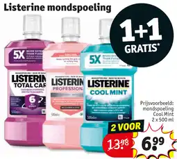 Kruidvat Listerine Mondspoeling aanbieding