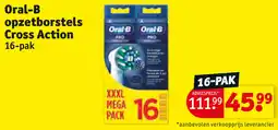 Kruidvat Oral-B opzetborstels Cross Action aanbieding