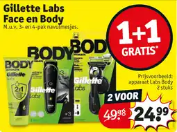 Kruidvat Gillette Labs Face en Body aanbieding