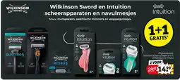 Kruidvat Wilkinson Sword en Intuition scheerapparaten en navulmesjes aanbieding