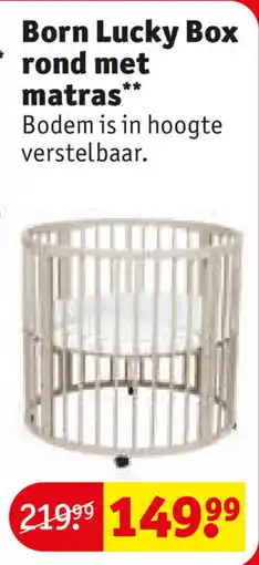 Kruidvat Born Lucky Box rond met Matras aanbieding