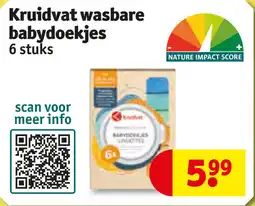 Kruidvat Kruidvat wasbare babydoekjes aanbieding
