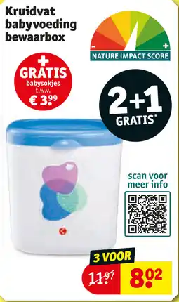 Kruidvat Kruidvat babyvoeding bewaarbox aanbieding