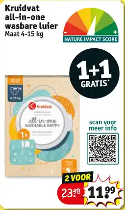 Kruidvat Kruidvat all-in-one wasbare luier aanbieding