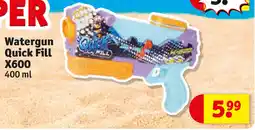 Kruidvat Watergun Quick Fill X600 aanbieding