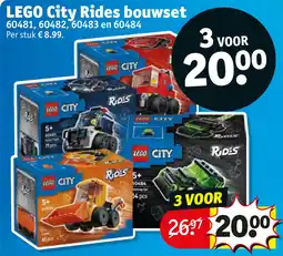 Kruidvat Lego City Rides bouwset aanbieding