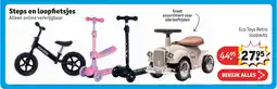 Kruidvat Steps en loopfietsjes aanbieding