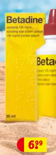 Kruidvat Betadine aanbieding