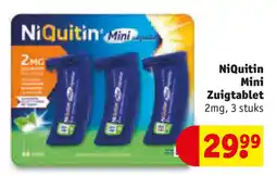 Kruidvat NiQuitin Mini Zuigtablet 2mg aanbieding