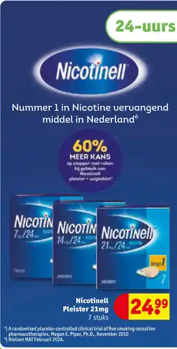 Kruidvat Nicotinell Pleister 21mg aanbieding