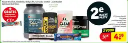 Kruidvat Keuze Kruidvat, Barebells, Body & Fit, Grenade, Isostar, Lucovitaal en Optimum Nutrition. aanbieding