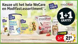 Kruidvat Keuze uit het hele WeCare en Modifast assortiment aanbieding