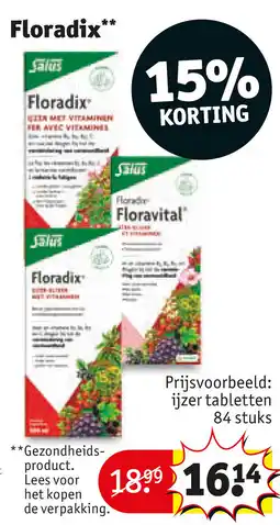 Kruidvat Floradix aanbieding
