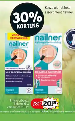 Kruidvat Keuze uit het hele assortiment Nailner aanbieding