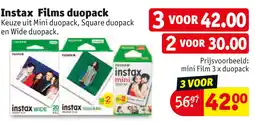 Kruidvat Instax Films duopack aanbieding