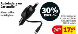 Kruidvat Autoladers en Car audio aanbieding