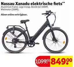 Kruidvat Nassau Xanadu elektrische fiets aanbieding