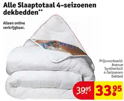 Kruidvat Alle Slaaptotaal 4-seizoenen dekbedden aanbieding