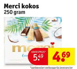 Kruidvat Merci kokos aanbieding