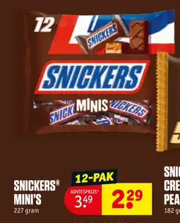 Kruidvat Snickers mini's aanbieding