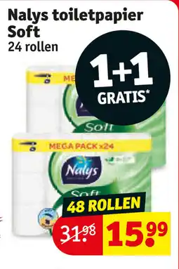 Kruidvat Nalys toiletpapier Soft aanbieding