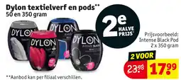 Kruidvat Dylon textielverf en pods aanbieding
