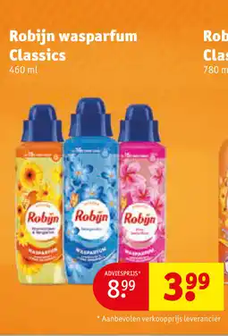 Kruidvat Robijn wasparfum Classics aanbieding