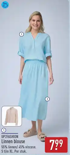 ALDI Up2fashion Linnen Blouse aanbieding