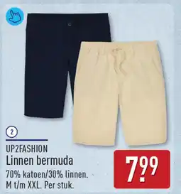 ALDI Up2fashion Linnen bermuda aanbieding