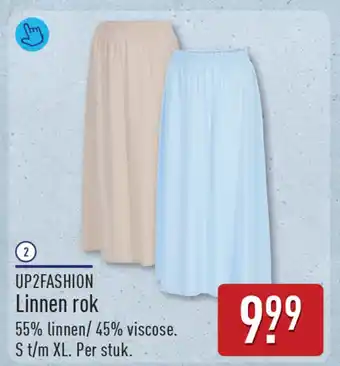 Up2fashion Linnen rok