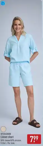 ALDI Up2fashion Linnen Short aanbieding