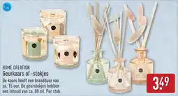 ALDI Home Creation Geurkaars of Stokjes aanbieding