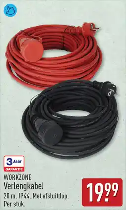 ALDI Workzone Verlengkabel aanbieding