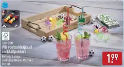 ALDI Crofton WK voetbalrietjes of cocktailprikkers aanbieding