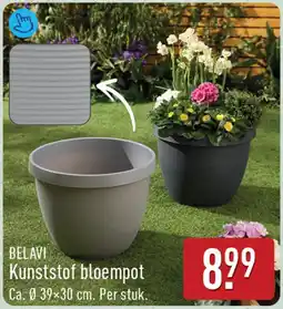 ALDI Belavi Kunststof bloempot aanbieding